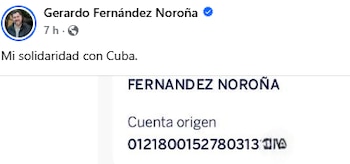 El senador anunció un apoyo