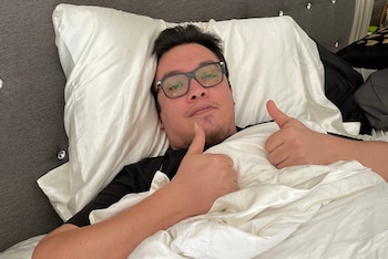 El humorista mantuvo su optimismo