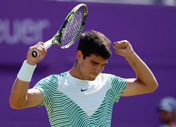 Carlos Alcaraz celebra su victoria