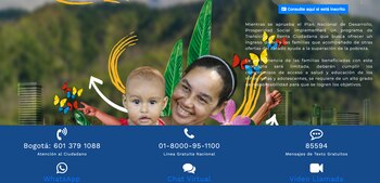 Portal oficial Renta Ciudadana 2023.