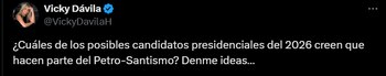 Vicky Dávila pidió ayuda para