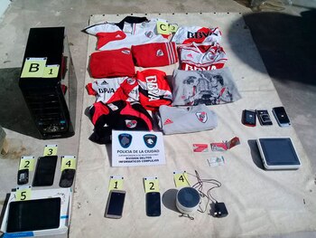 Los elementos secuestrados a la