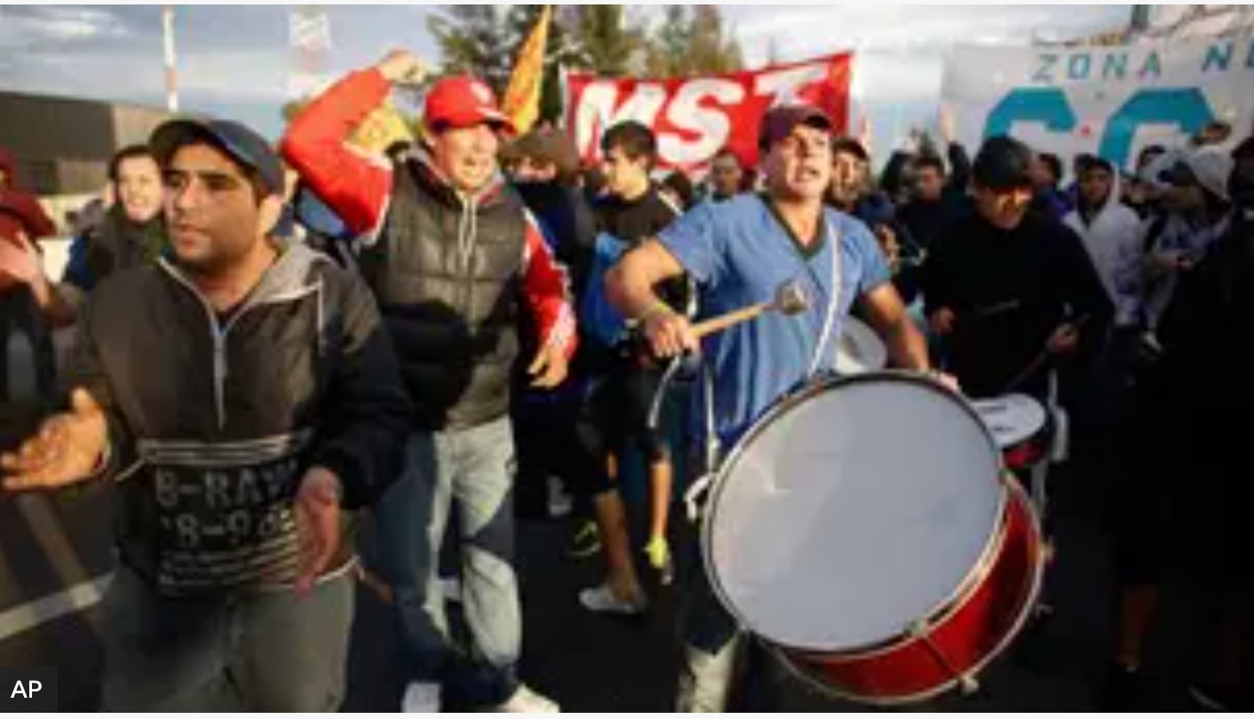 El 9 de abril de 2014, Cristina Kirchner enfrentó su segundo paro general