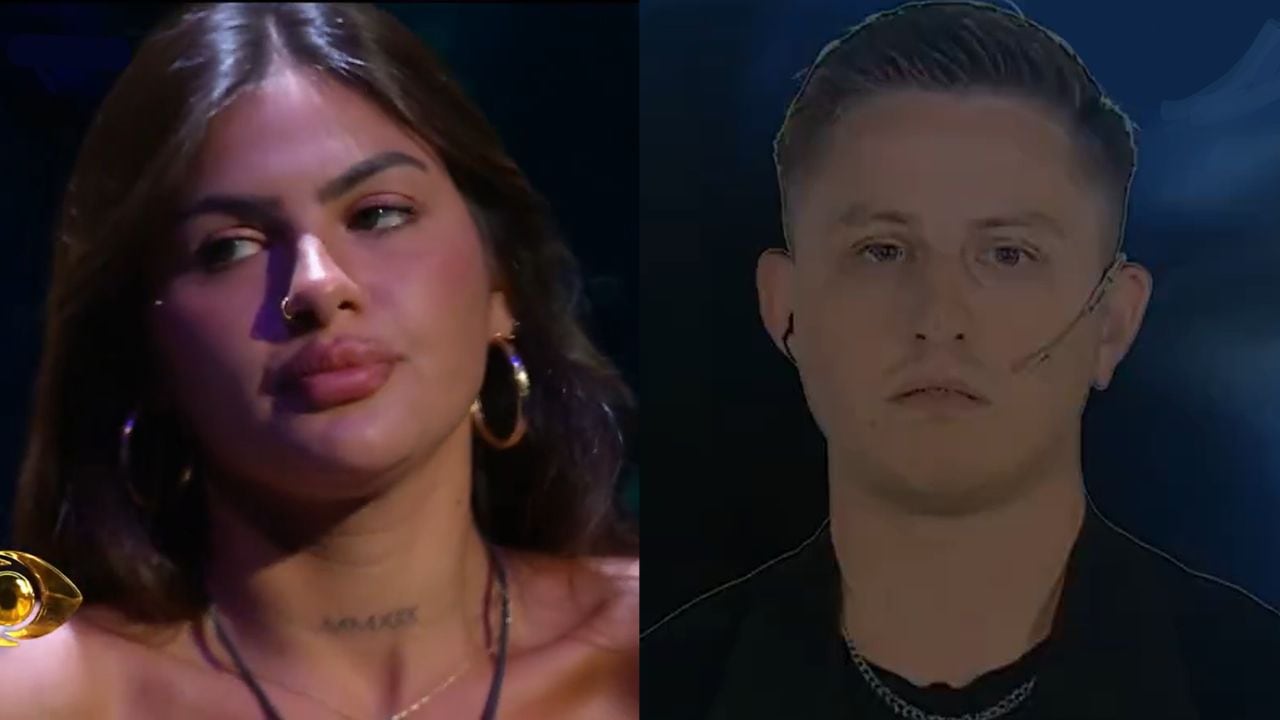 El cara a cara entre la participante y su expareja causó no solo un impacto emocional, sino también polémica en el ciclo (Captura de Gran Hermano)