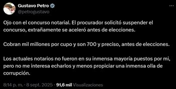 Petro denunció cobros de hasta