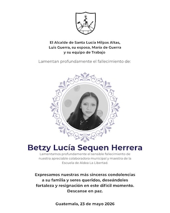 La maestra Betsy Lucía fue atacada mortalmente por dos presuntos vendedores de pan en su propia vivienda. (Foto cortesía)