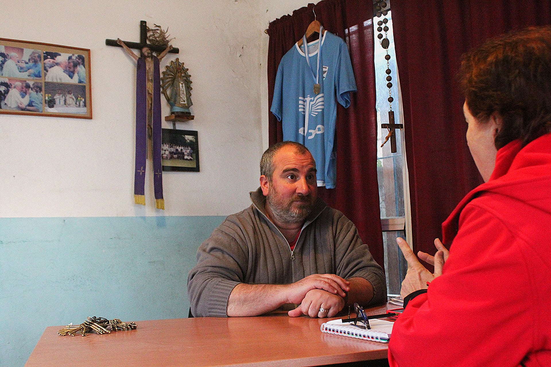 Joaquín Giangreco, sacerdote. En 2017, monseñor Fernando Maletti lo nombró exorcista