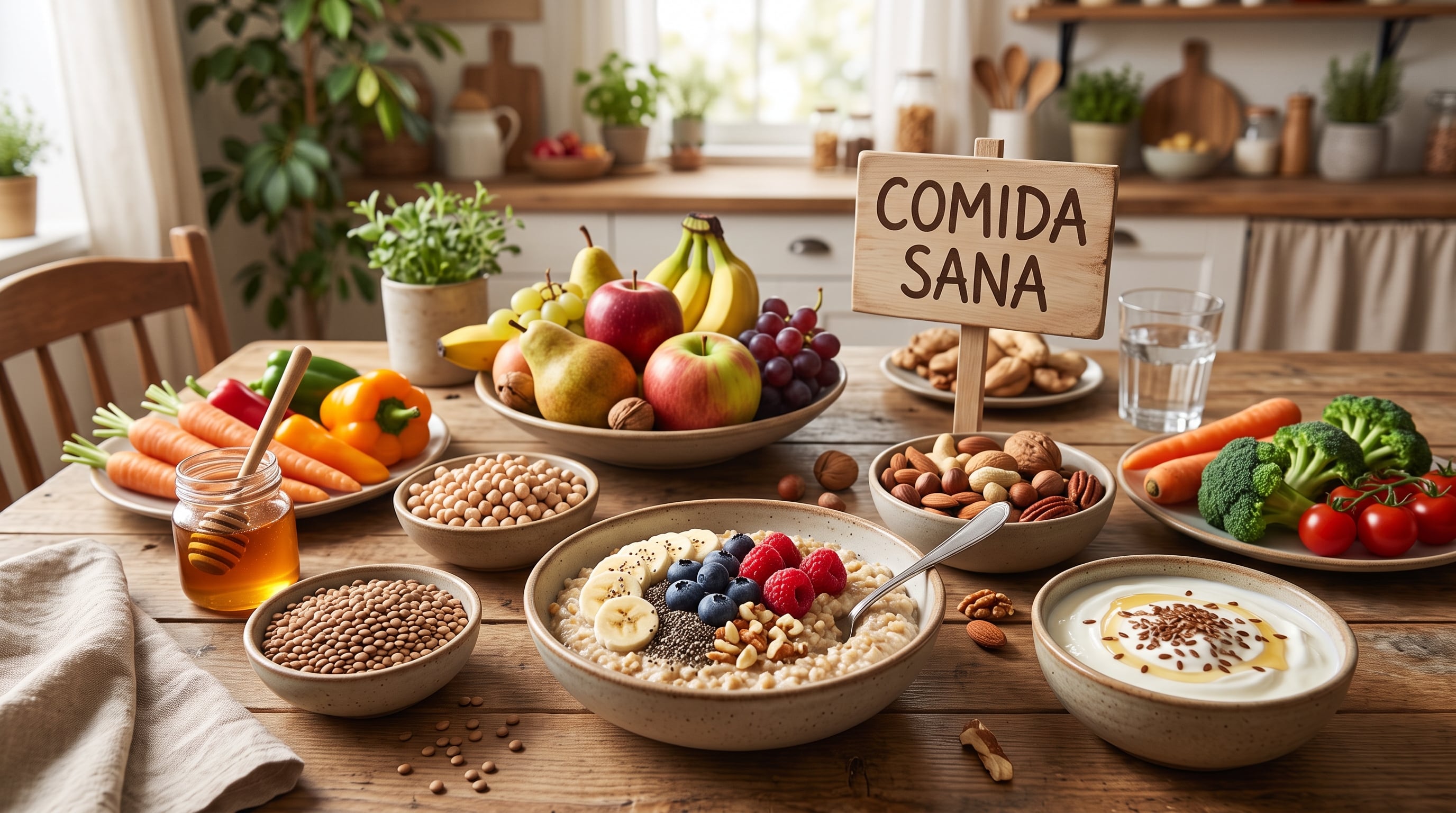 Los expertos recomiendan una alimentación variada con frutas, verduras, legumbres, semillas, frutos secos y granos enteros para el bienestar digestivo (Imagen Ilustrativa Infobae)
