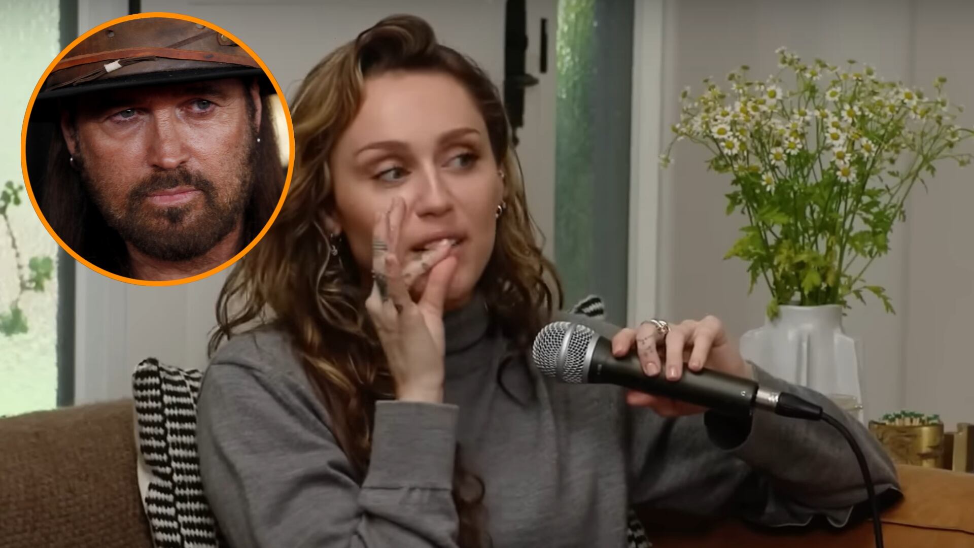 Milley Cyrus recordó lo mal que hizo llorar a su padre de alegría. (EFE/ETIENNE LAURENT, YouTube/Sorry We
