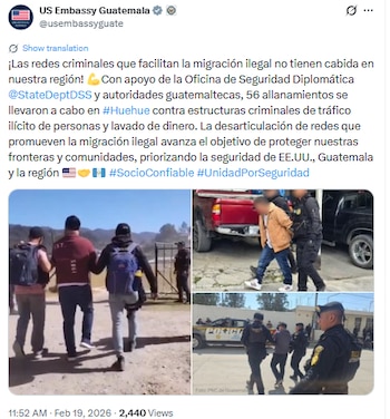 Las bandas de 'coyotes' cobraban