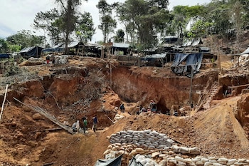 Una red mueve sedimentos, químicos y equipos entre ambos países, con extracción en Crucitas, procesamiento en fincas cercanas al río San Juan y controles reforzados en la reserva protegida. (Imagen de cortesía)