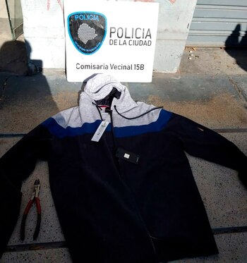 La campera que intentó robar