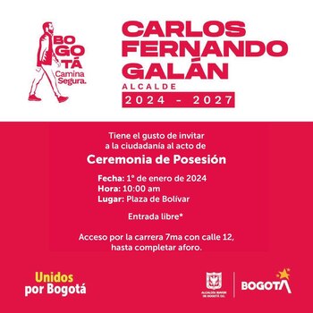 Invitación del alcalde Galán a