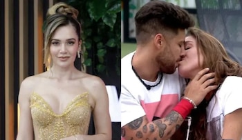 Lina Tejeiro entró a 'La casa de los famosos' y habló con Miguel Melfi - crédito Canal RCN