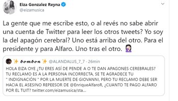 La defensa de Eiza tras
