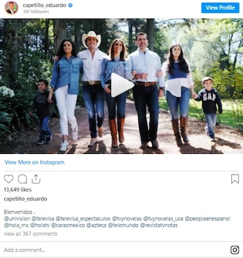 (Foto: Eduardo Capetillo / Instagram)