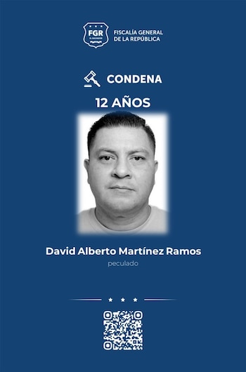 El Tribunal Quinto de Sentencia de San Salvador condenó a 12 años de prisión a David Alberto Martínez Ramos por peculado contra el Instituto Salvadoreño de Bienestar Magisterial. (Cortesía: Fiscalía General de la República)