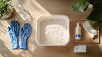 Mantener el arenero limpio es