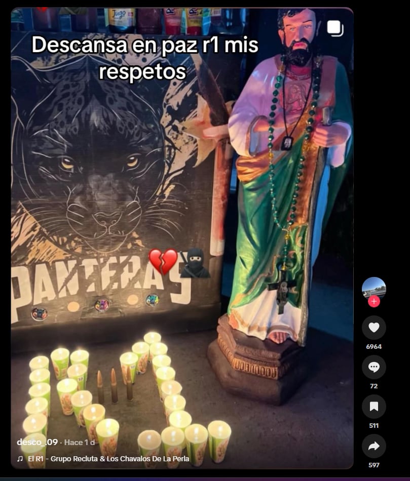 Imágenes que circulan en redes tras la supuesta muerte de Rubén Guerrero Valadez, hijo del