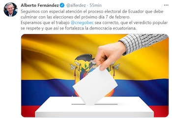 El mensaje de Alberto Fernández,