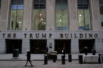 The Trump Building, en 40 Wall Street, en Manhattan (REUTERS/Brendan McDermid/Archivo)