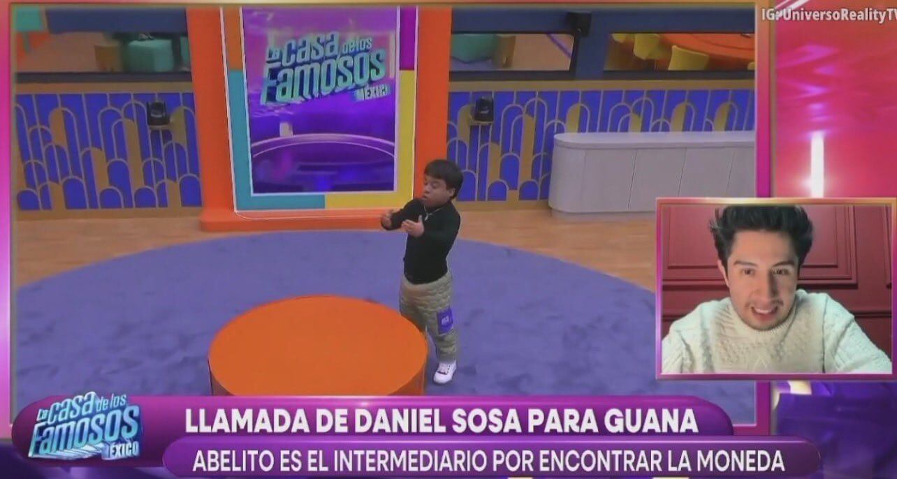 Anteriormente, Abelito habría caído en una confusión entre una llamada de Daniel Sosa y El Guana. Foto: (La Casa de los Famosos México/Infobae)