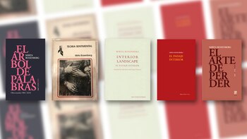 Los libros de Mirta Rosenberg.