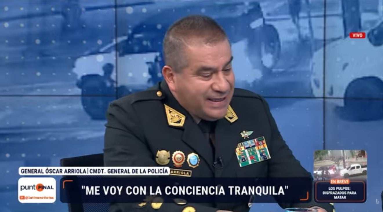 Fredy López, nuevo jefe de la PNP, defiende capturas tras masacre de Trujillo: “Los procedimientos han sido los más acertados”. Captura: Punto Final.