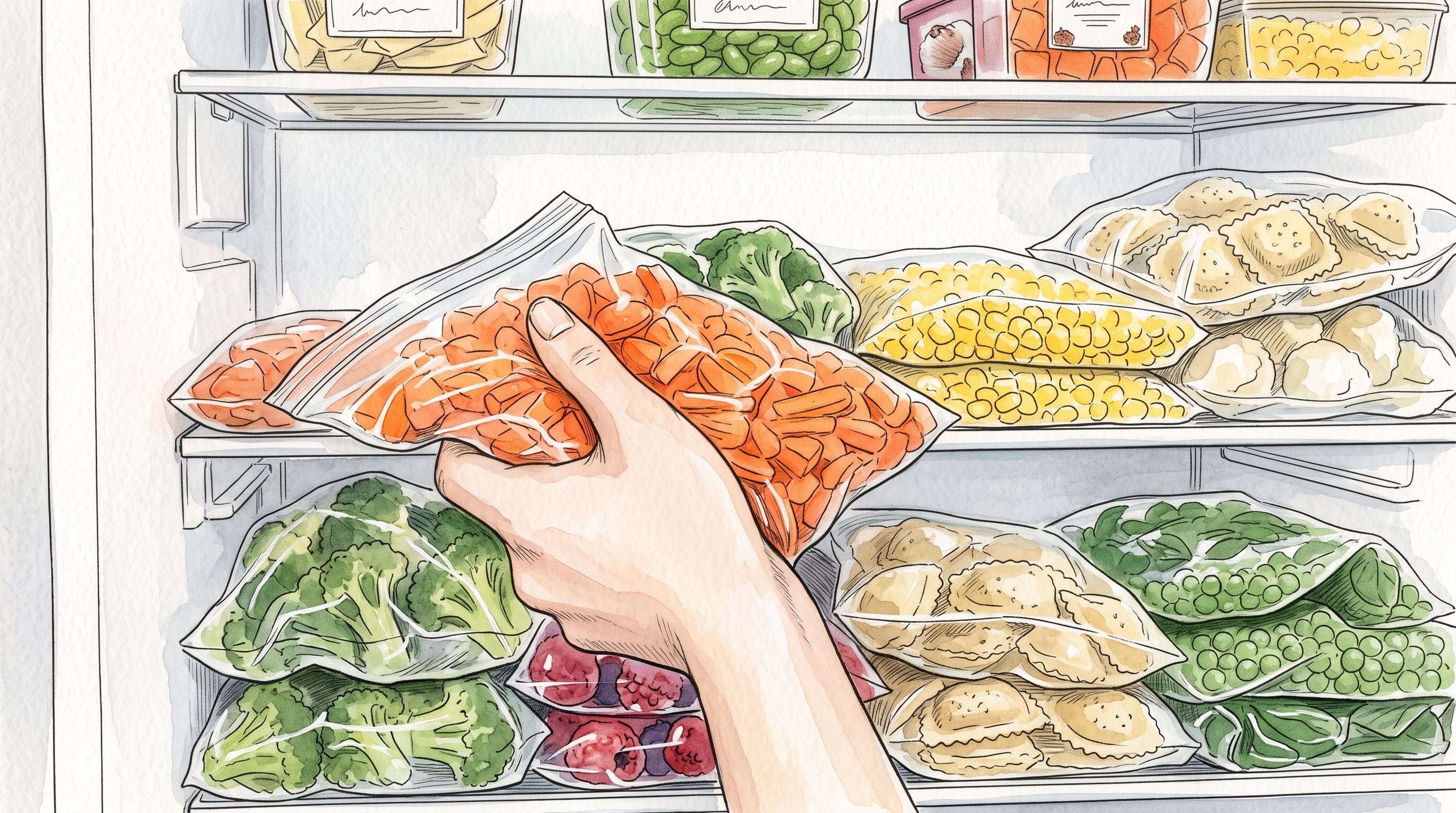 El frío reduce la actividad de las bacterias, pero no elimina los microorganismos de la comida. (Imagen Ilustrativa Infobae)