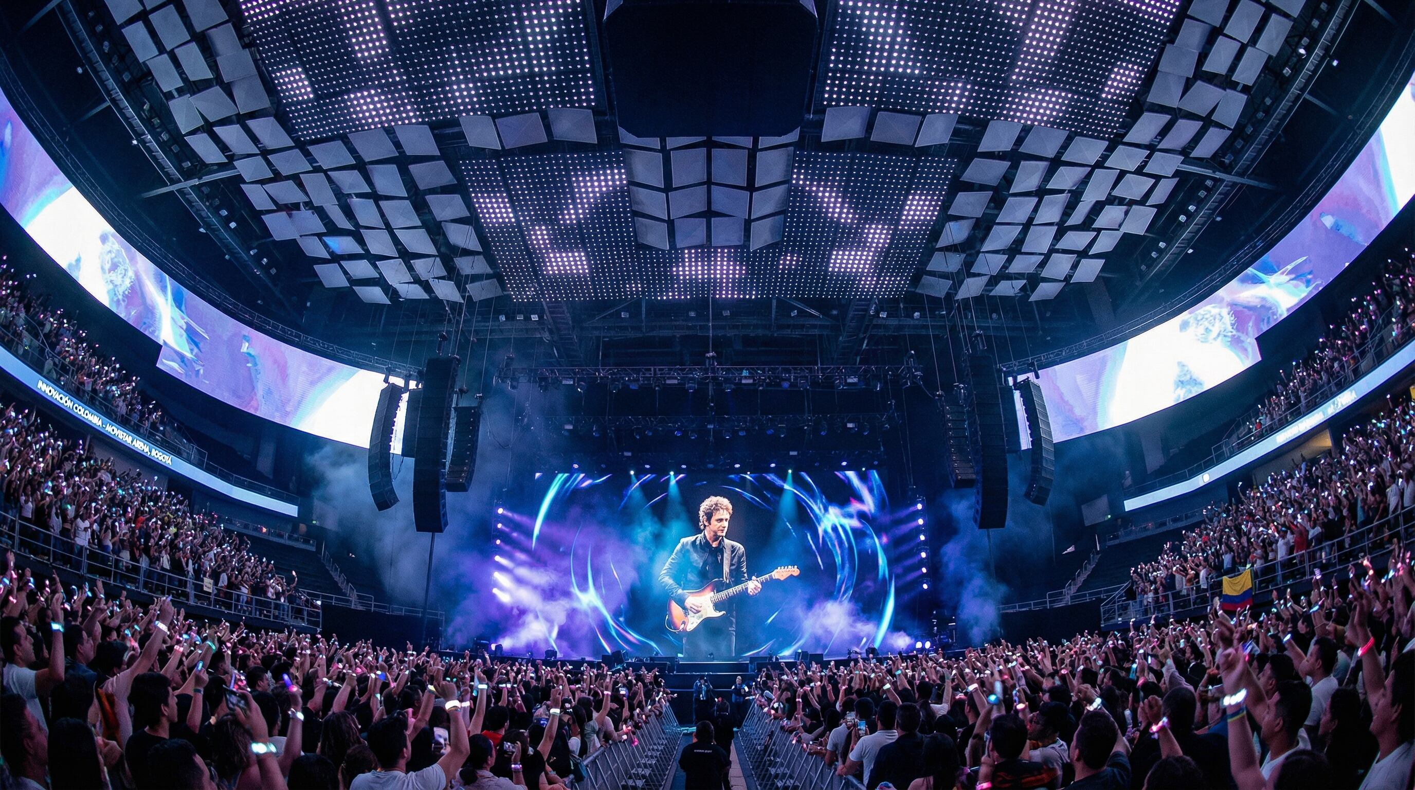 Sistemas de montaje, sonido y paneles acústicos avanzados transforman la experiencia de los espectáculos en vivo. (Imagen Ilustrativa Infobae)