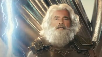 Arnold interpretó a Zeus para