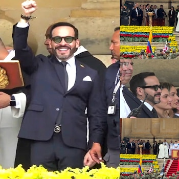 El presidente electo participó de una misa campal en homenaje a Nuestra Señora del Rosario. La ceremonia será presidida por monseñor Ramón Alberto Rolón, obispo de la Diócesis de Chiquinquirá - crédito @_Ursul4/X