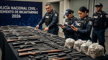 Decomiso de armas de fuego en Guatemala registró un aumento del 39 % durante los primeros meses de 2026