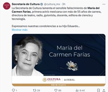 María del Carmen Farías foto: