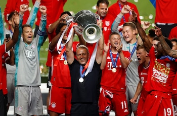 Hansi Flick ganó seis títulos