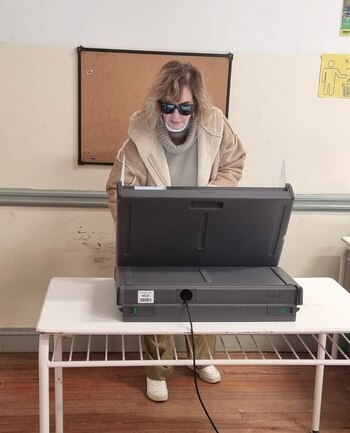 La conductora debutó con el