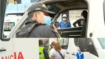 Accidente en Comas: combi se