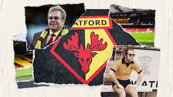 Elton John y el Watford, un amor de décadas: la historia del ícono que apostó su fortuna por un club de barrio