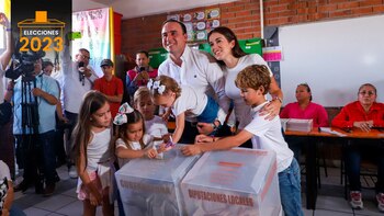 Manolo Jiménez acudio a votar