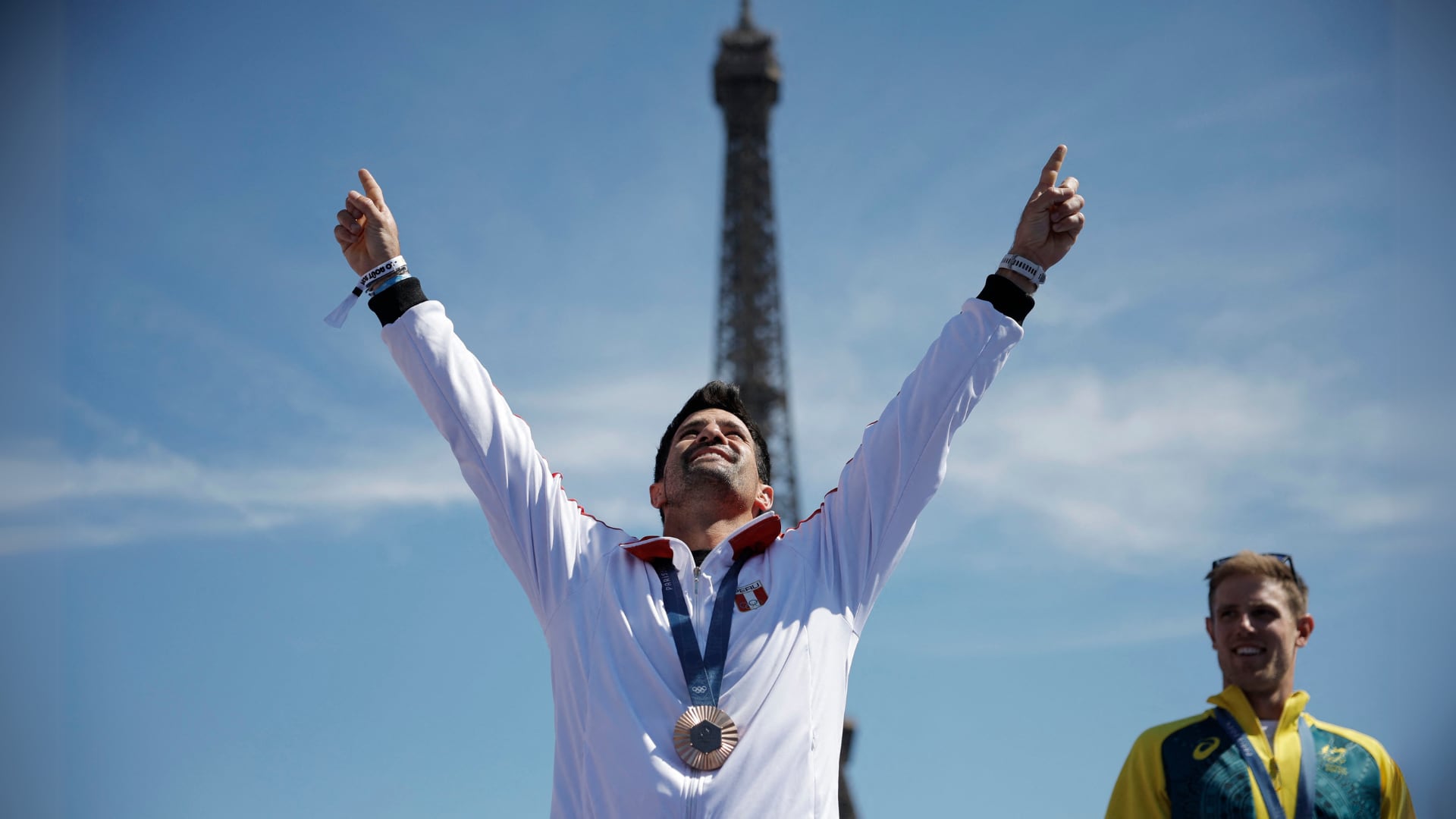 Stefano Peschiera protagonizó el mejor momento deportivo del 2024, al ganar una medalla en los Juegos Olímpicos de París. Crédito: REUTERS