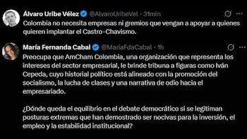 Dirigentes del Centro Democrático, como