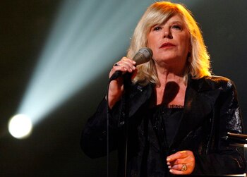 Marianne Faithfull en vivo, durante