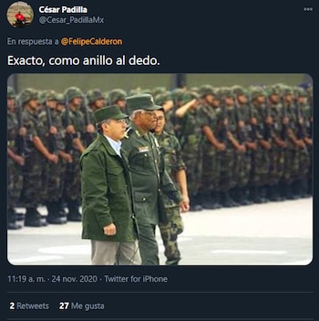 Felipe Calderón fue comparado con