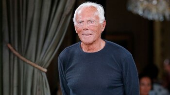 Giorgio Armani. (AP)