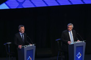 Mauricio Macri y Alberto Fernández