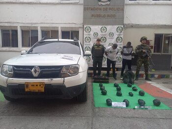 El vehículo, la droga y