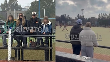 Hockey, frío y convivencia: así fue la mañana en que La China Suárez, Mauro Icardi y Nicolás Cabré alentaron juntos a Rufina
