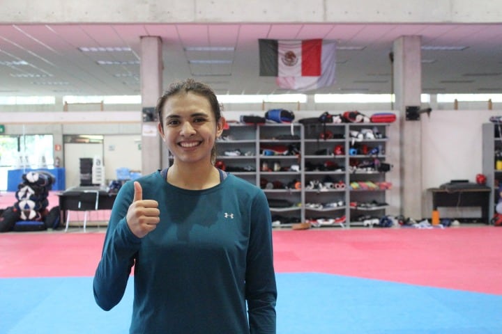 La atleta continúa con su preparación para los Juegos Olímpicos de Los Ángeles 2028. (Federación Mexicana de Taekwondo)