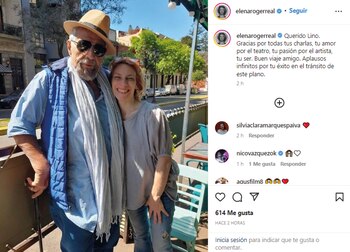 Elena Roger y Lino Patalano