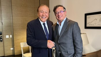 El excandidato y el presidente